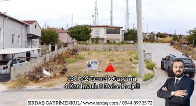 Pınarhisar Tokiye yakın Satılık Köşe Arsa 320 m2 8 Daire Projeli