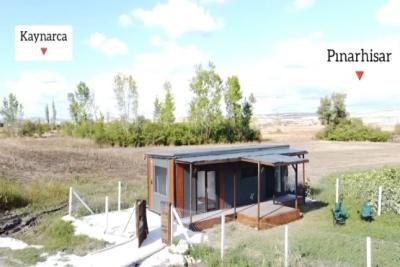 SATILIK HOBİ BAHÇESİ VE TAŞINABİLİR AHŞAP EV KAYNARCA/PINARHİSAR