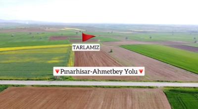Sırdaş Gayrimenkulden Pınarhisara Yakın Satılık 4857m2 Tarla